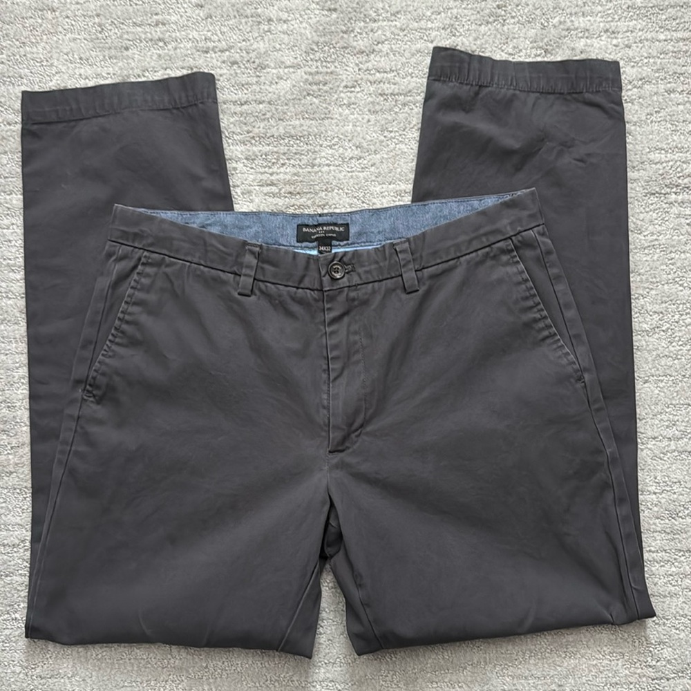 BR Men’s Emerson Chino pant 34x32 grey